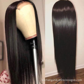 Wholesale Prices 13X4 Hd Lace Front Wigs For Black Women Free Part Swiss Lace Pre Plucked Hairline Straight Wigs
